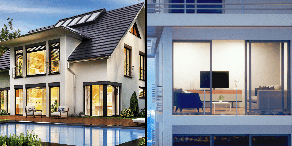 luxury condo vs home